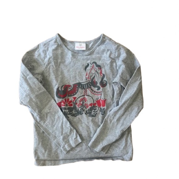 Hanna Andersson Other - Hanna Andersson Scandanavian Horse Long Sleeve Top